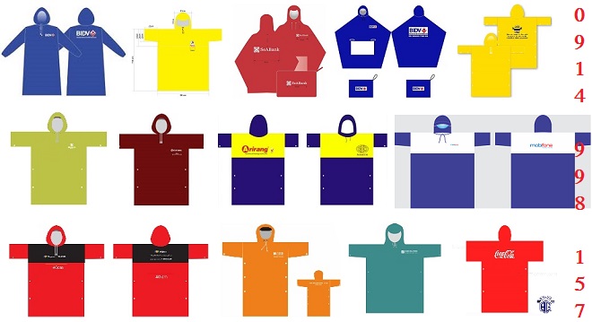 Xưởng in áo mưa Thái Bình chất lượng 1234+ mẫu độc đáo 3