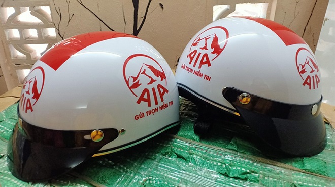 Xưởng in mũ bảo hiểm Bắc Giang giá tận gốc với 999+ mẫu 9