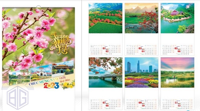 In lịch Tết Đồng Nai theo yêu cầu Miễn phí thiết kế 5