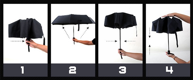 Kích thước dù cầm tay che nắng mưa in thông tin | 4 loại phổ biến