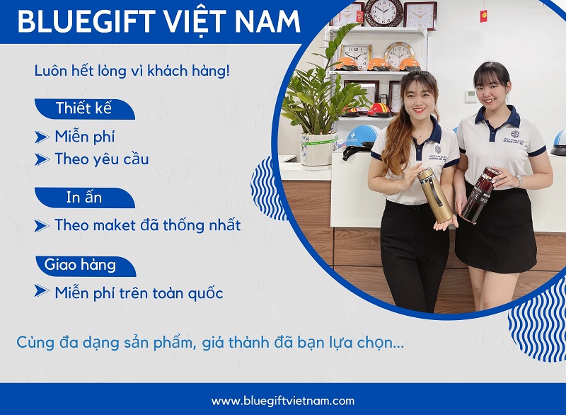 Đặt in quà tặng cho doanh nghiệp giá rẻ tại BlueGift Việt Nam